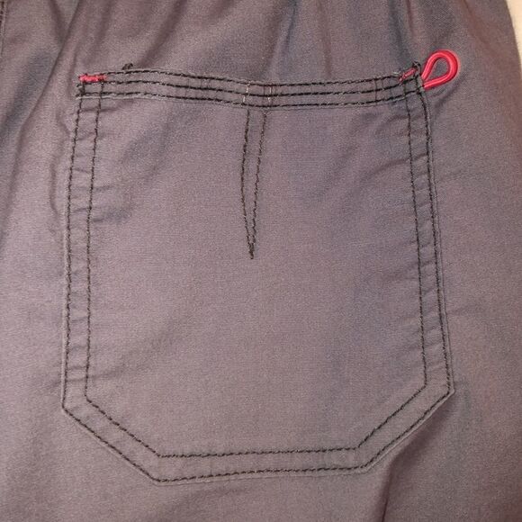 wonder wink SP Gray Pink Cargo Style Drawstring Scrub Pants - Picture 11 of 13
